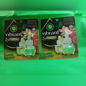 Air Wick Plug In Refills Hawaiian Guava Tropical Flower 4 Bulbs NEW Bundles